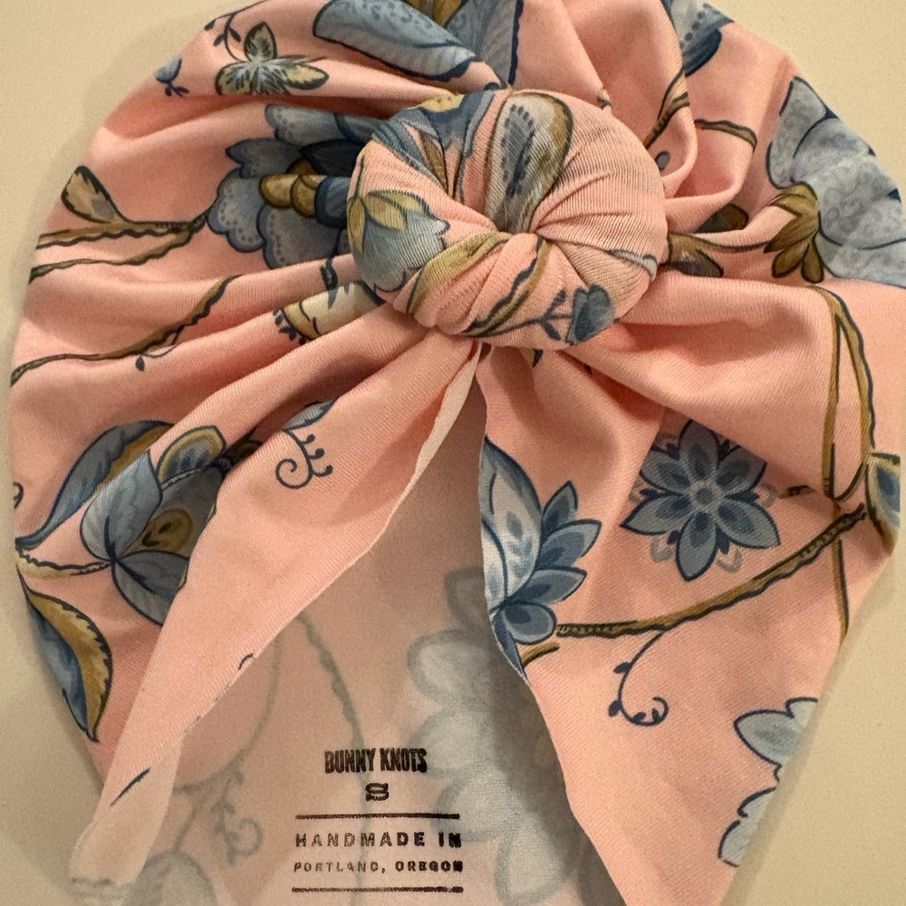 NWOT Floral Knotted Swim Headwrap for Bathing Baby Beauties